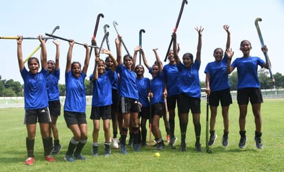 Girls Olympic: Daughters of 75 districts showed strength, said - we are not less than anyone