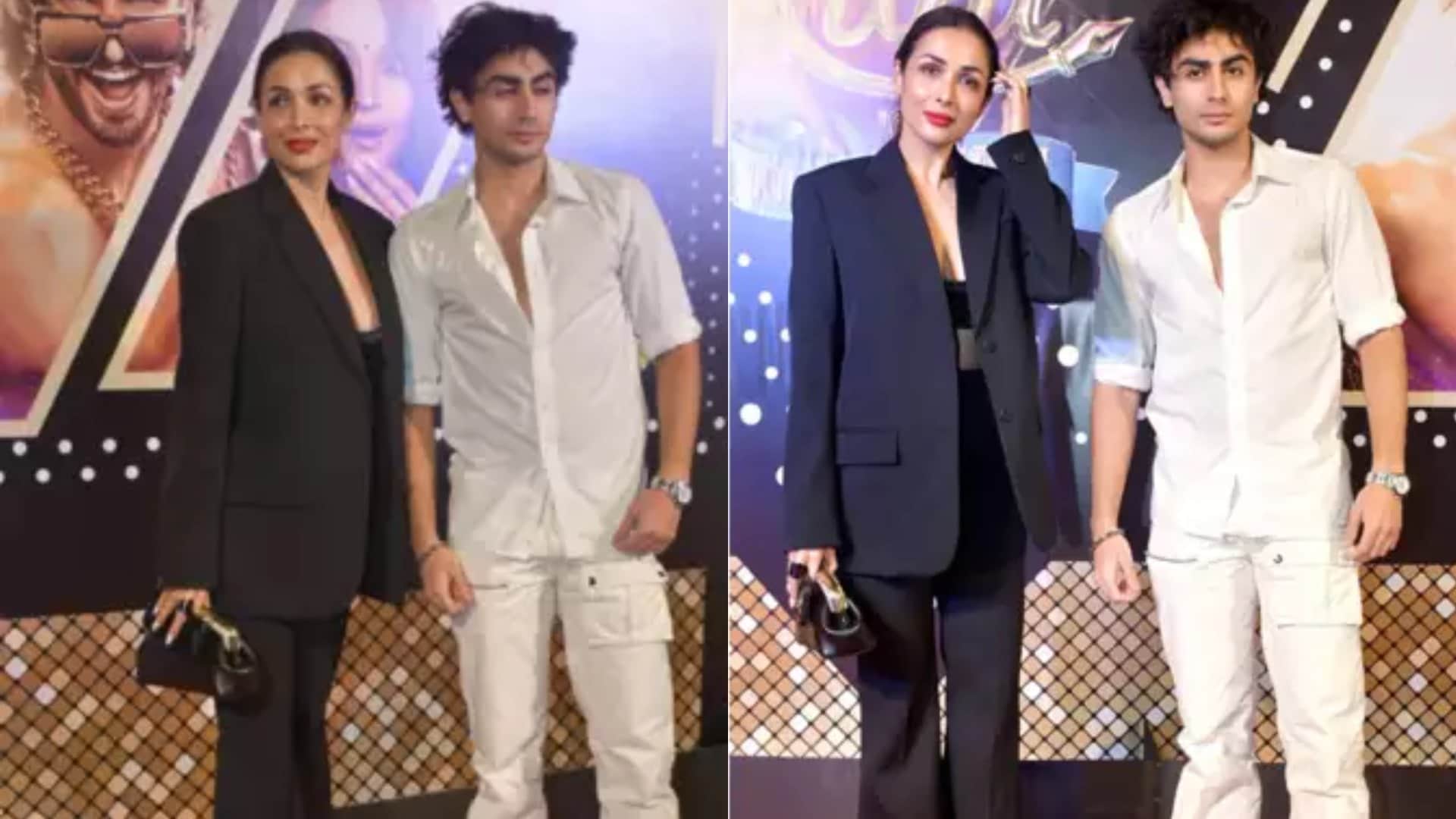 Malaika Arora glamorous look at screening of rrkpk actress take bag worth more than 2 lakh