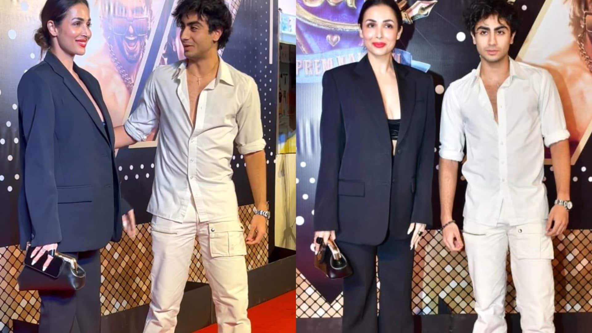 Malaika Arora glamorous look at screening of rrkpk actress take bag worth more than 2 lakh