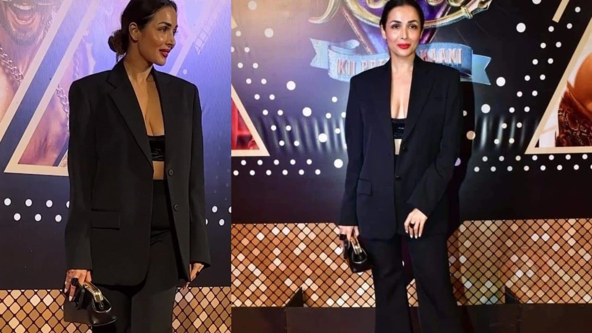 Malaika Arora glamorous look at screening of rrkpk actress take bag worth more than 2 lakh