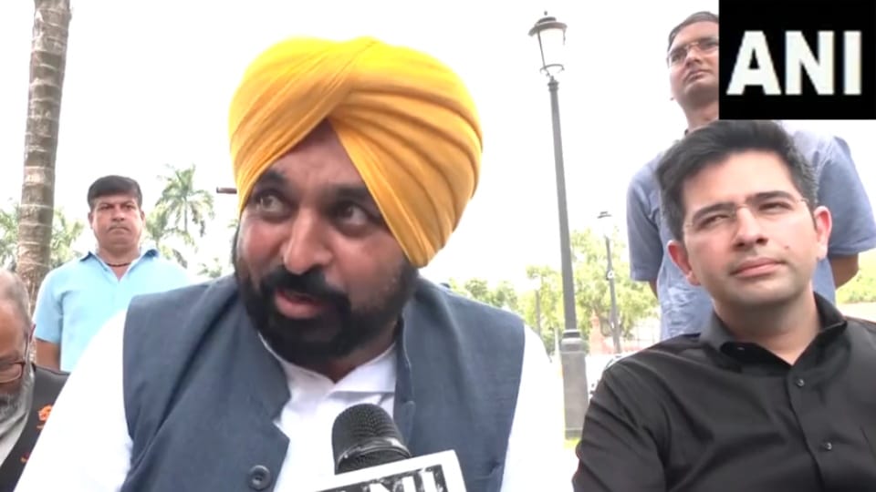 Punjab CM Bhagwant Mann comment on Manipur Violence