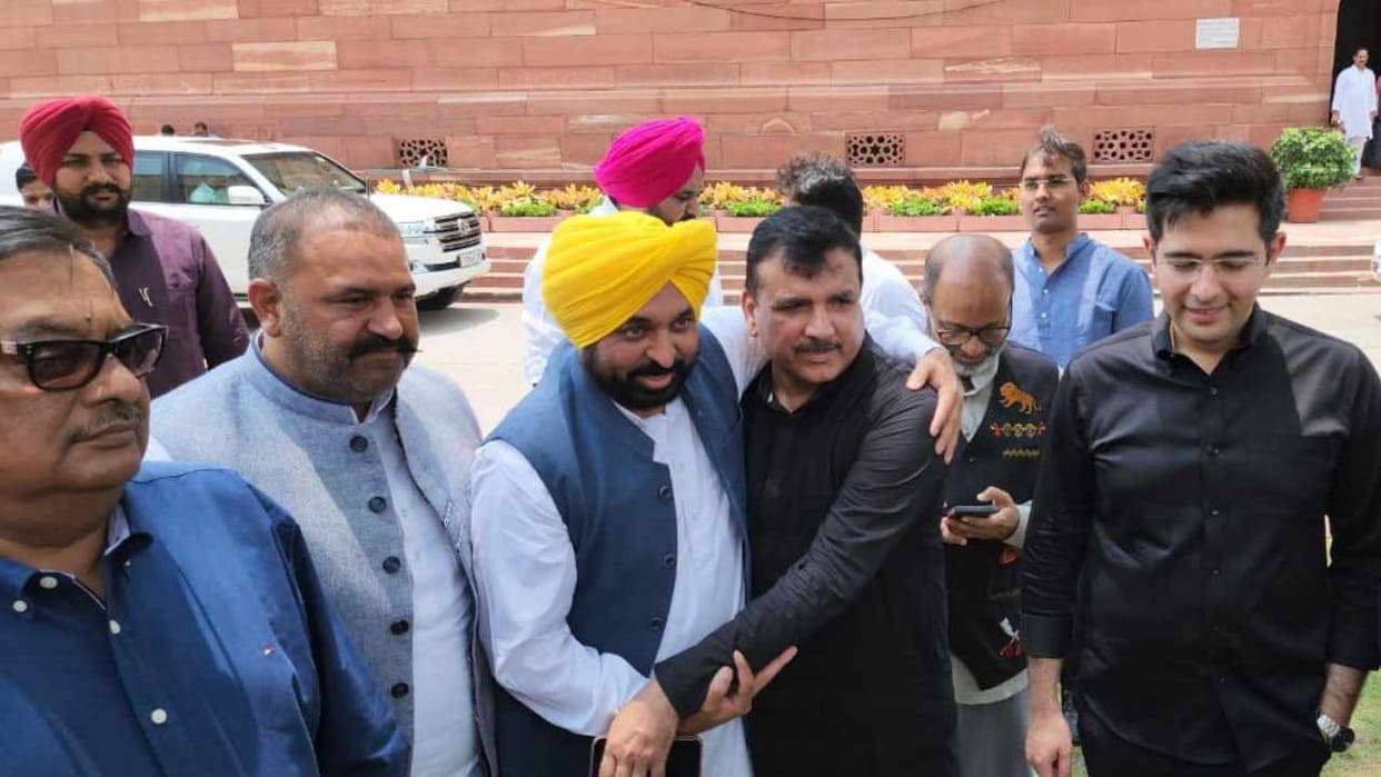 Punjab CM Bhagwant Mann raised questions on PM Modi on Manipur violence