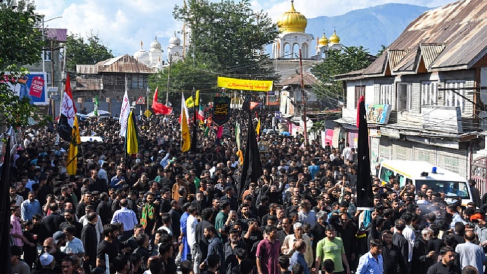 Muharram procession will take place in Srinagar after 33 years, tight security arrangements