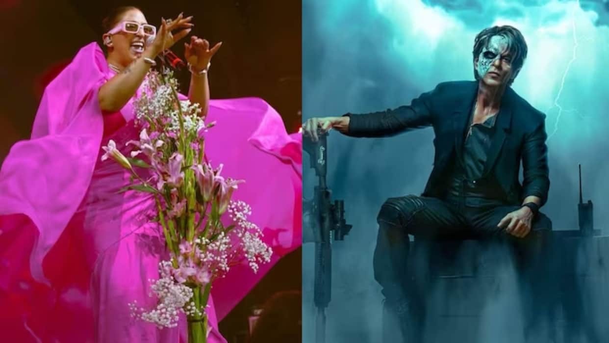 rapper raja kumari sets stage on fire when she sings srk jawan prevue theme song in new york live concert