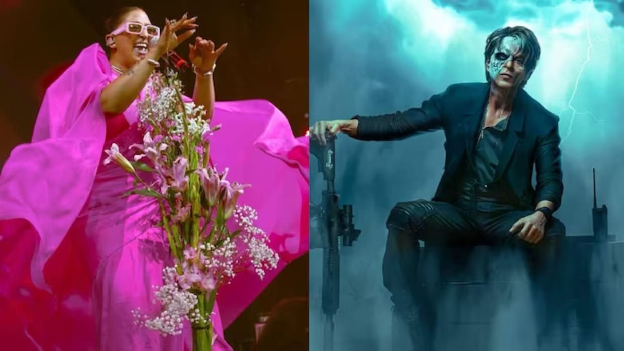 rapper raja kumari sets stage on fire when she sings srk jawan prevue theme song in new york live concert