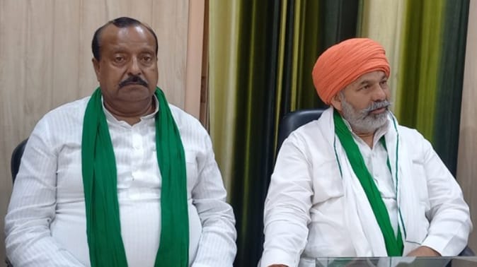 UP: Rakesh Tikait said that BJP ministers promised Gangajal and gave canal water to the people