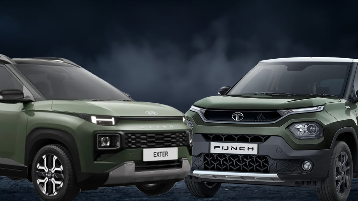 Tata Punch CNG vs Hyundai Exter CNG Engine Specifications and Features Comparision