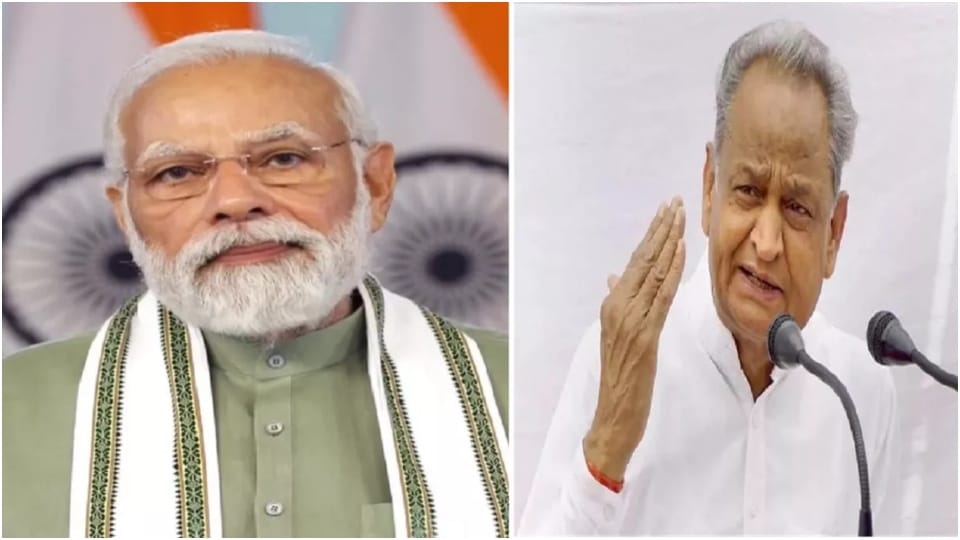 Twitter war between Rajasthan CM Ashok Gehlot and PMO over removal of speech from PM Modi Sikar program