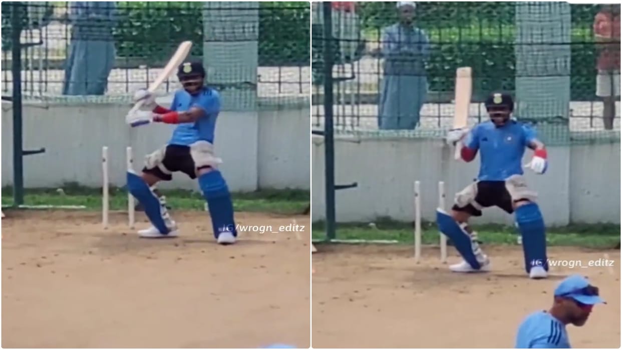Virat Kohli started dancing after hitting hardik pandya ball signal four in dance step watch video
