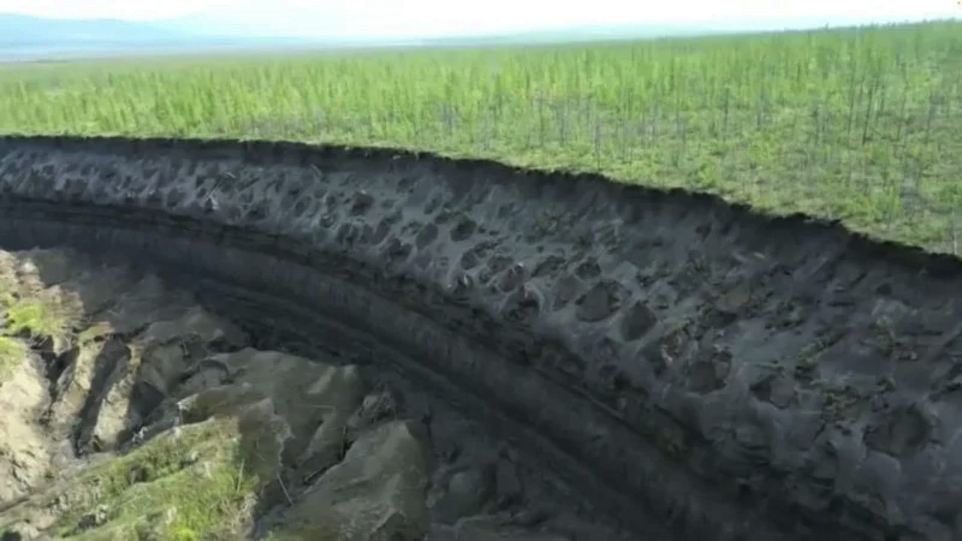 worlds largest permafrost depression batagaika bagatyka batagay increasing its size regularly risk to earth