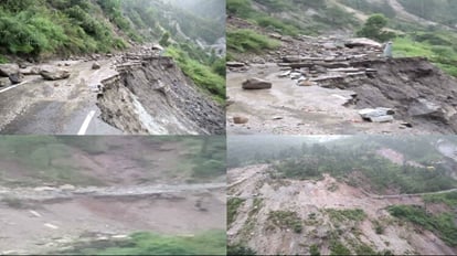 Himachal Weather: ब्रौनी खड्ड में भूस्खलन से हाईवे बंद, राज्य में 466 सड़कें ठप, दो दिन भारी बारिश का अलर्ट Himachal Weather: landslide in Brauni Khad at National Highway five, hundreds of roads blocked in the state, h
