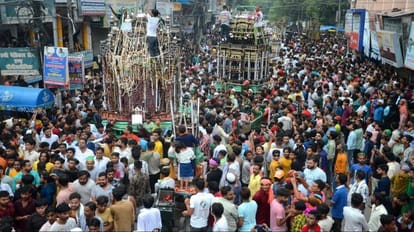 Tight security for Muharram procession in Jogi Nawada Bareilly