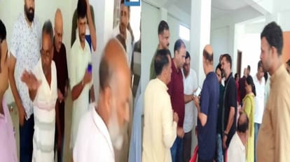 Hamirpur News: हमीरपुर मंडल भाजपा के चुनाव में भिड़े कार्यकर्ता, एक-दूसरे पर बरसाए मुक्के Workers clashed in Hamirpur Mandal BJP elections, showered punches on each other