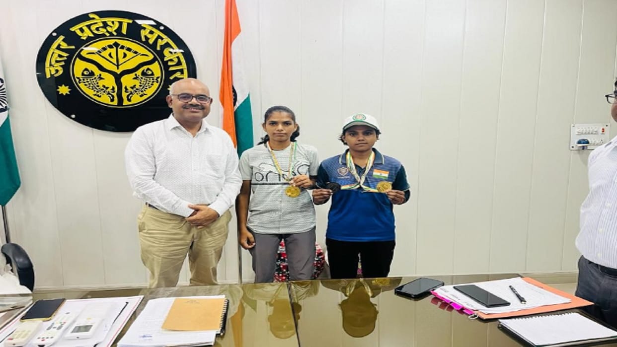 Baghpat daughters have won three medals including two gold in UP State Shooting Championship