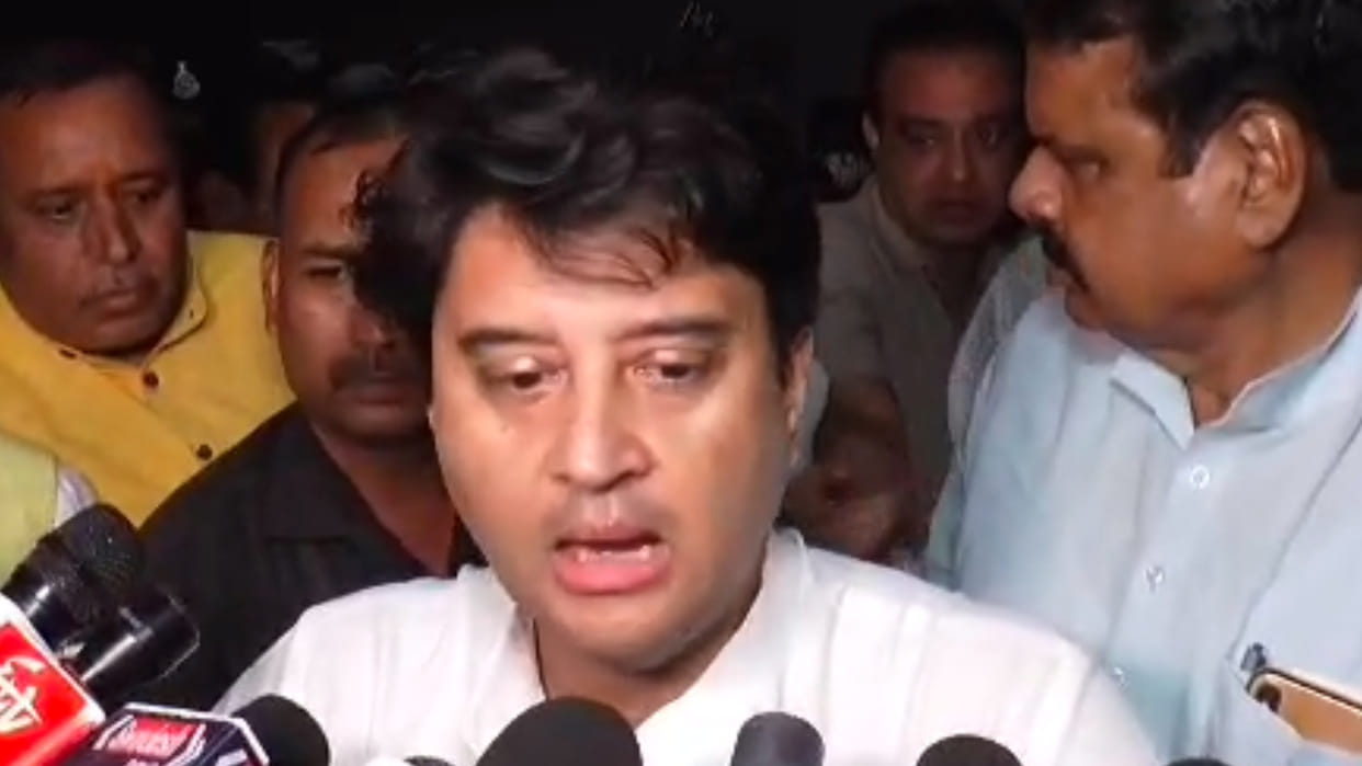 Scindia's statement about Congress, these same people whose ideology was rejected by the public