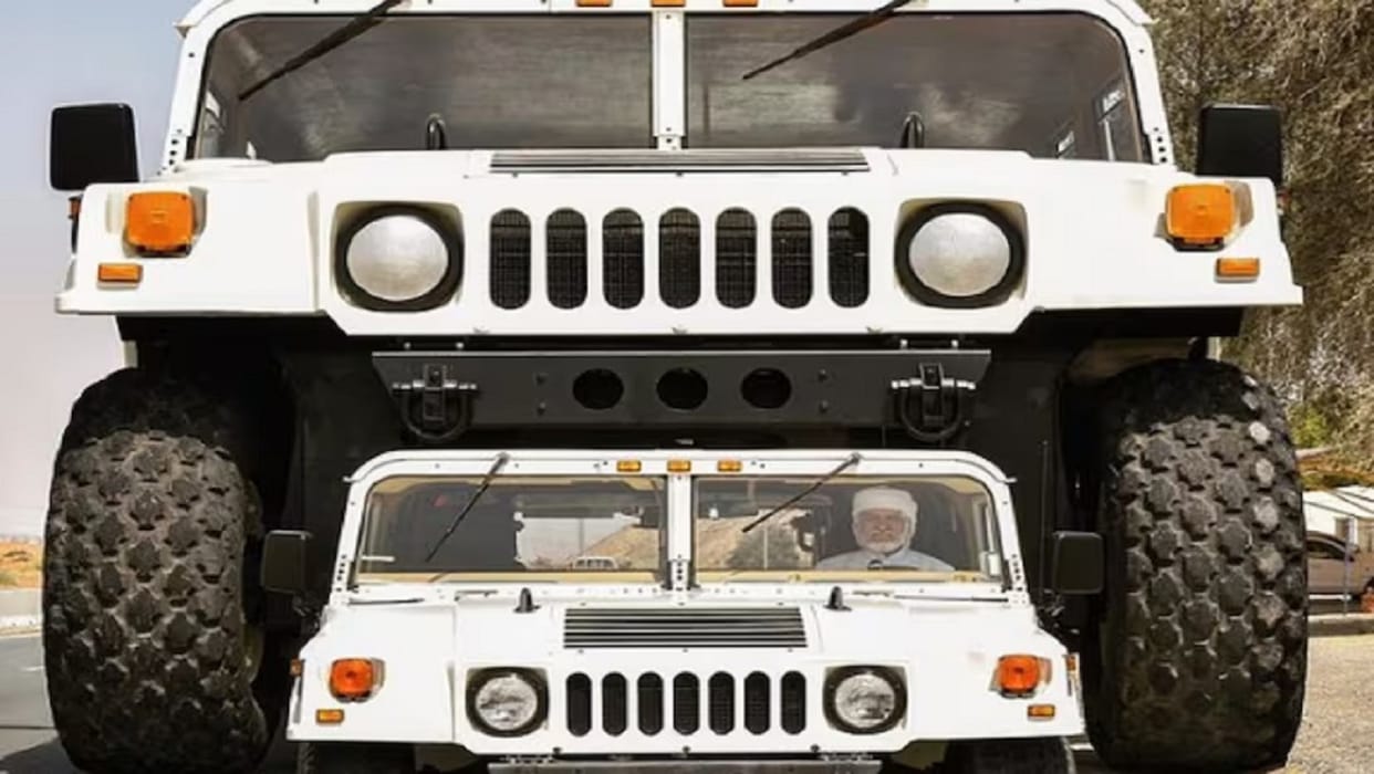 Dubai Sheikh's Huge Hummer Video Goes Viral Again