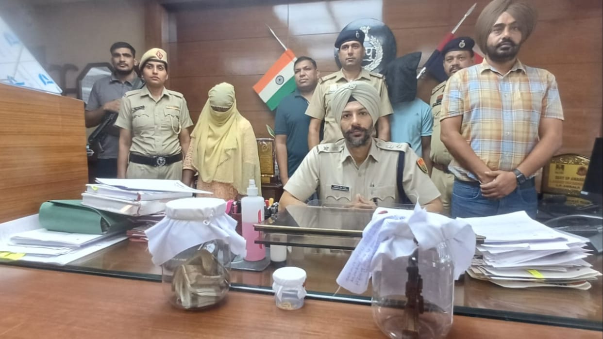 Ambala: Four members of interstate gang involved in robbery, dacoity, theft, snatching arrested