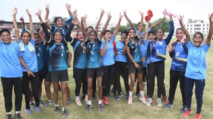 Girls Olympic 2023: Players battling on the field, spectators filled with enthusiasm