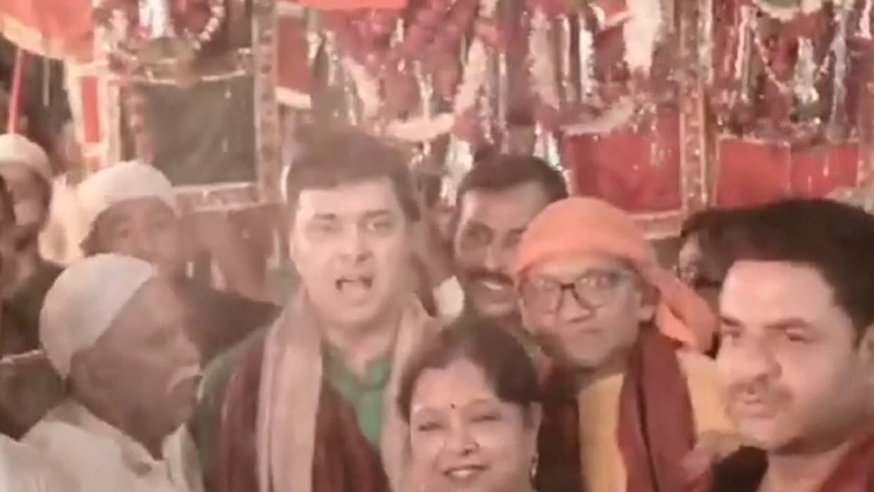 BJP MLA raised Islamic slogans in Muharram procession, video viral on social media