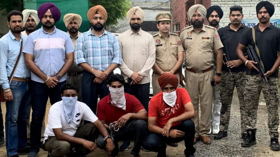 Moga Police arrested three accused of old man murder in Shaheed Bhagat Singh Nagar