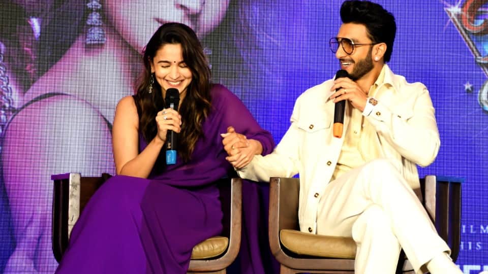 Actors Ranbir Singh And Alia Bhatt in Chandigarh for Film Promotion