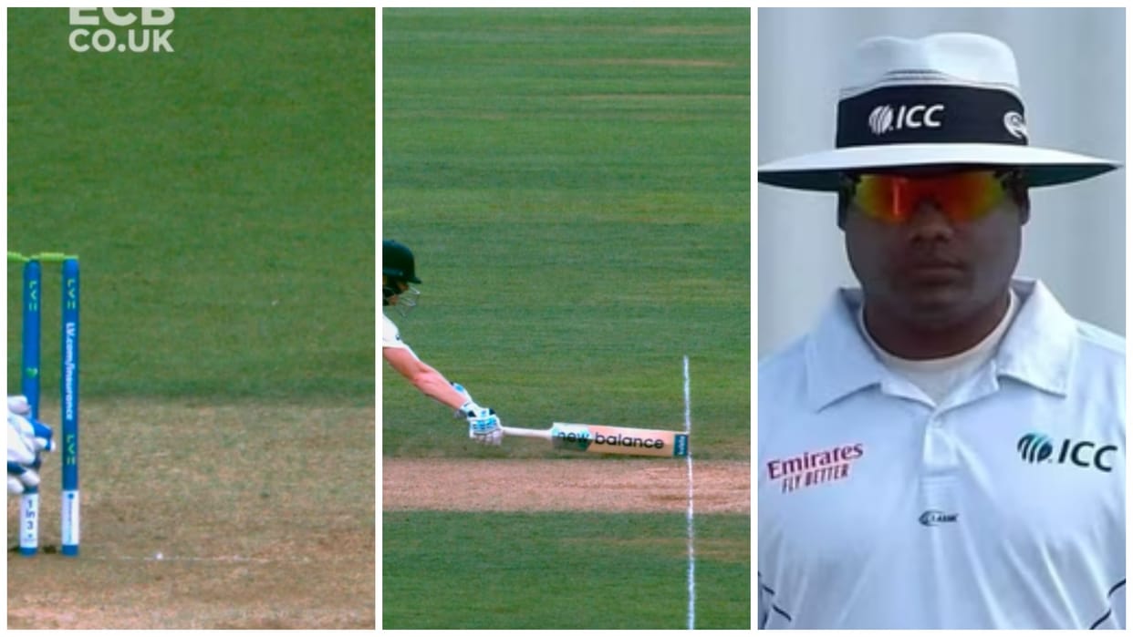 Ashes 2023 ENG VS AUS steve smith controversial run out decision ashwin aakash chopra nitin menon watch video