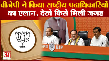 Announcement of BJP's national office bearers, see who got the place