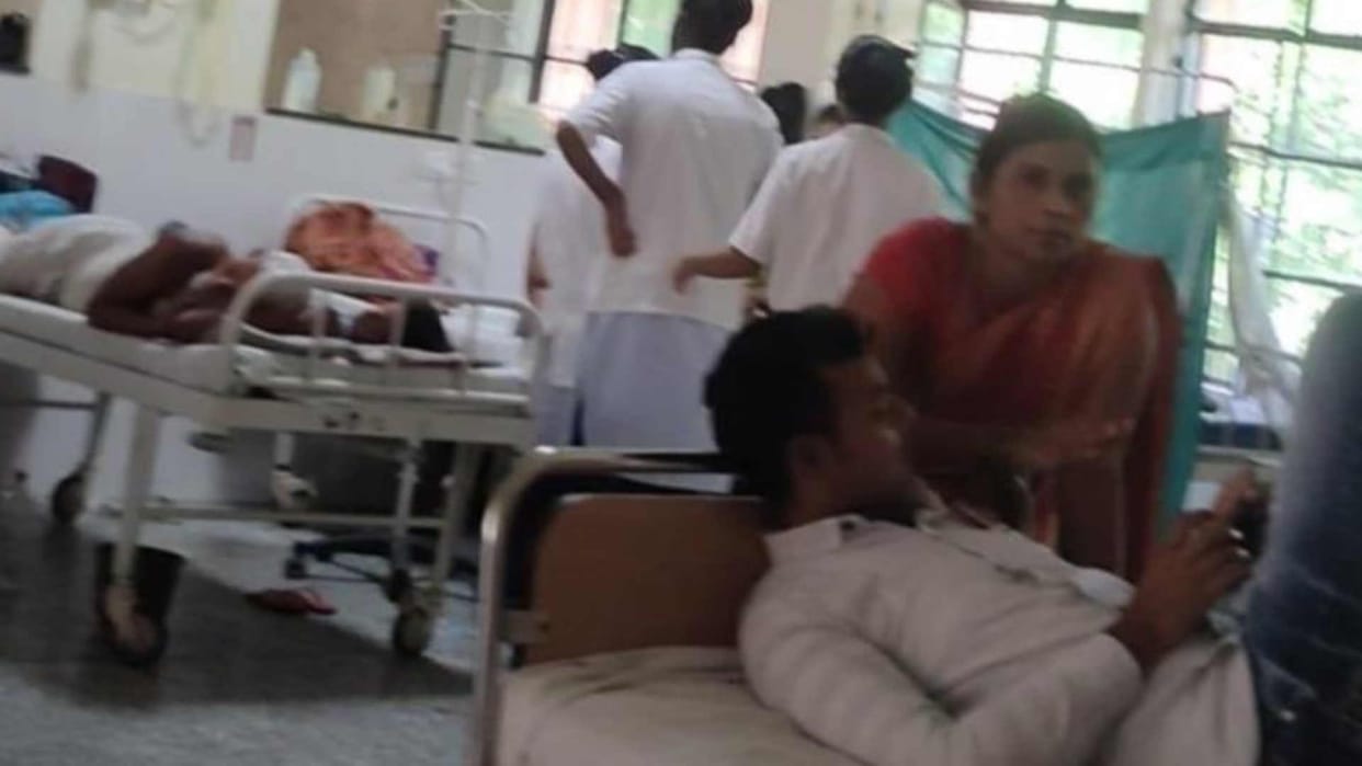 BRD Gorakhpur Patients who survived fire spent whole night on road