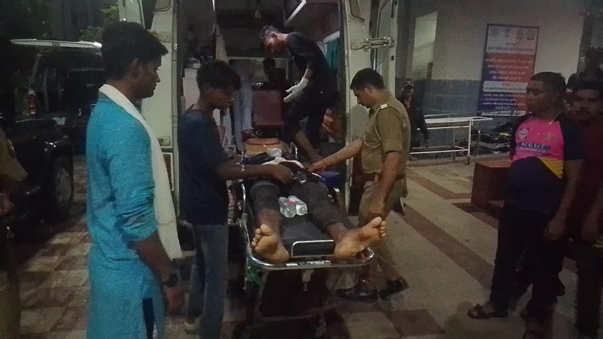 Saw wife with second husband, first husband lost his temper, attacked with knife, read whole case