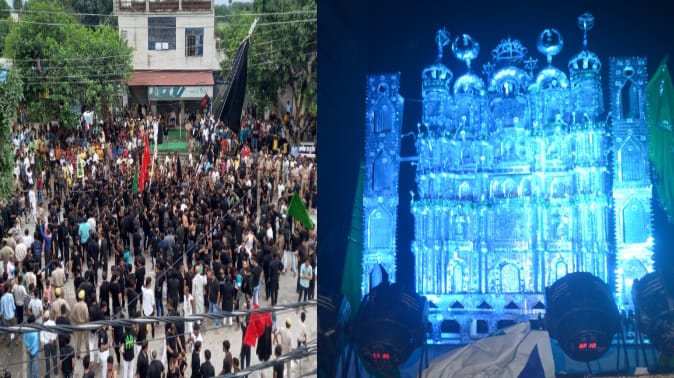 Muharram 2023: Shia Sogwars mourned with chains and spears in Meerut