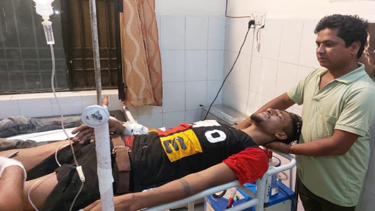 Accident in Saharanpur and seven people injured, refer to district hospital