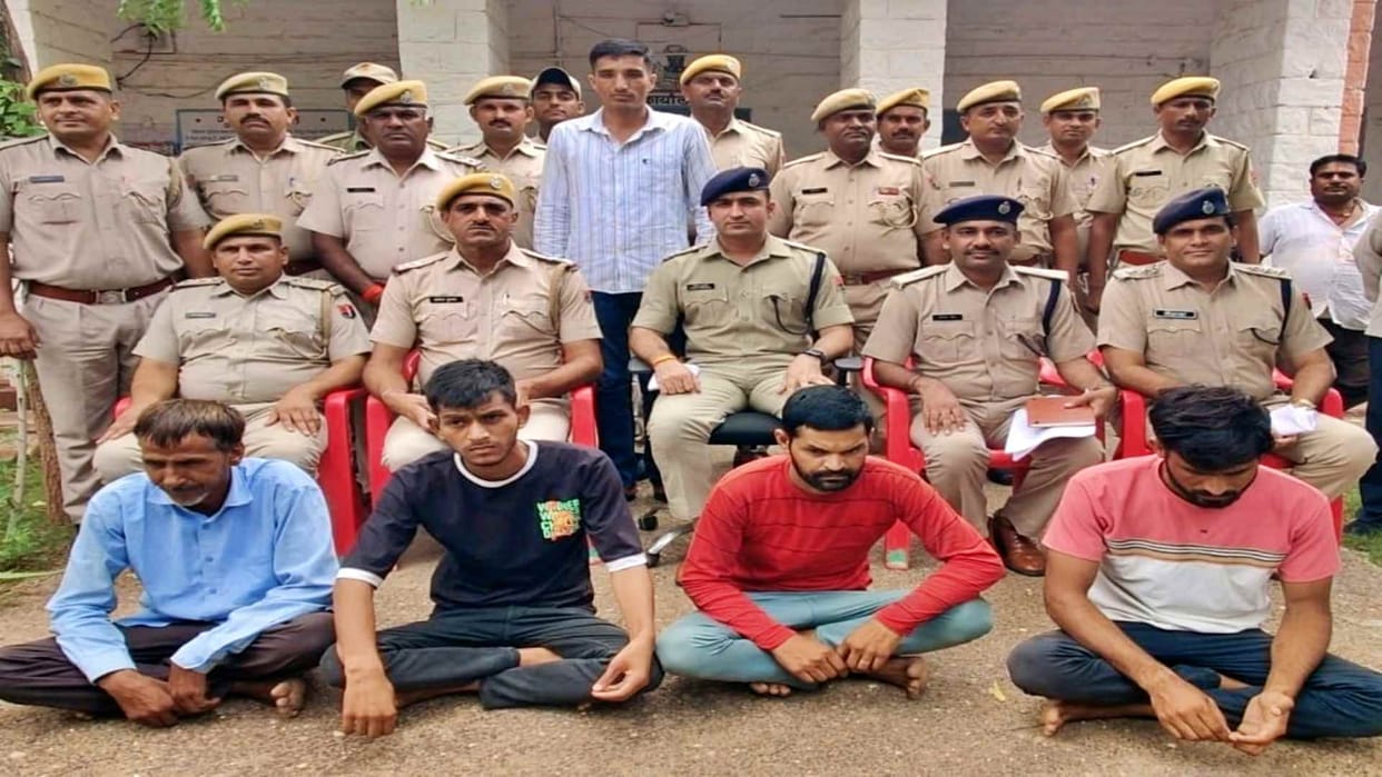 Four accused of dry fruits theft incident in Pokaran arrested
