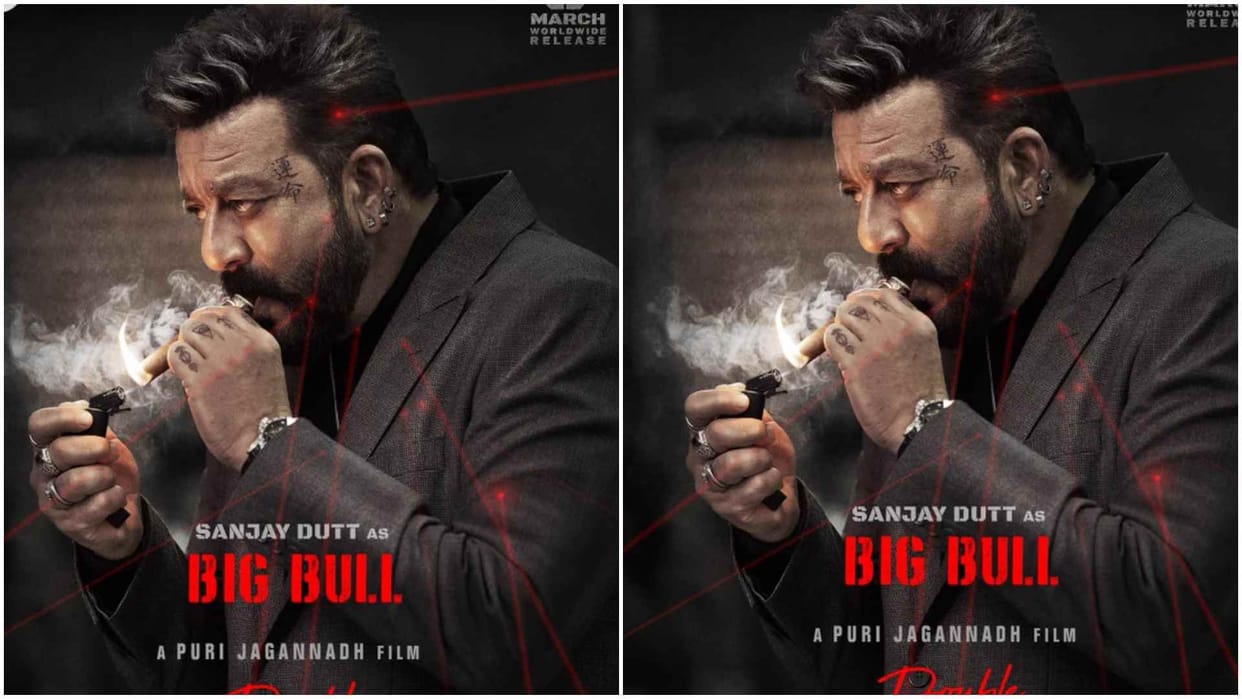 Sanjay Dutt shares his first look from film Double Ismart directed by Puri Jagannadh