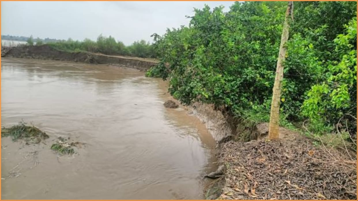 Water level of Ghaggar increased in Kaithal, some relief in Sirsa-Fatehabad