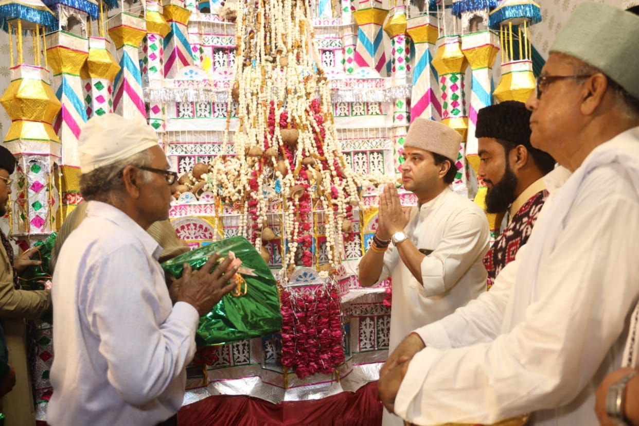 Gwalior News: Jyotiraditya Scindia arrived to celebrate the Tajiya of the princely state
