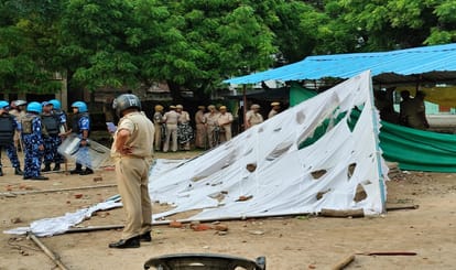 Muharram 2023 Shia Sunni clash in Varanasi Who threw first stone slogans of Pakistan