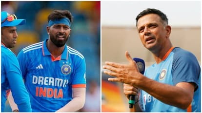 Hardik Pandya big statement on world cup Rahul Dravid clarified on Rohit Sharma Virat Kohli absence IND VS WI