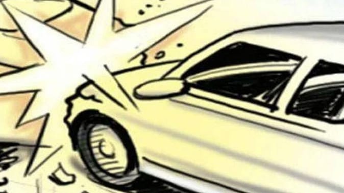 Accident in Shamli: Car hit the truck driver while crossing the road, died on the spot
