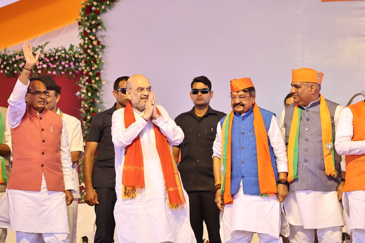 Amit Shah in Indore: Campaign Begins for MP Assembly Election, Target On Congress