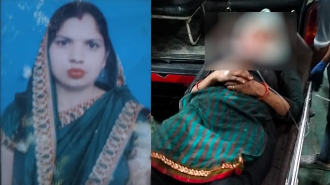 Meerut: Woman brutally stabbed to death in the middle of the road in Kankarkheda, husband accused