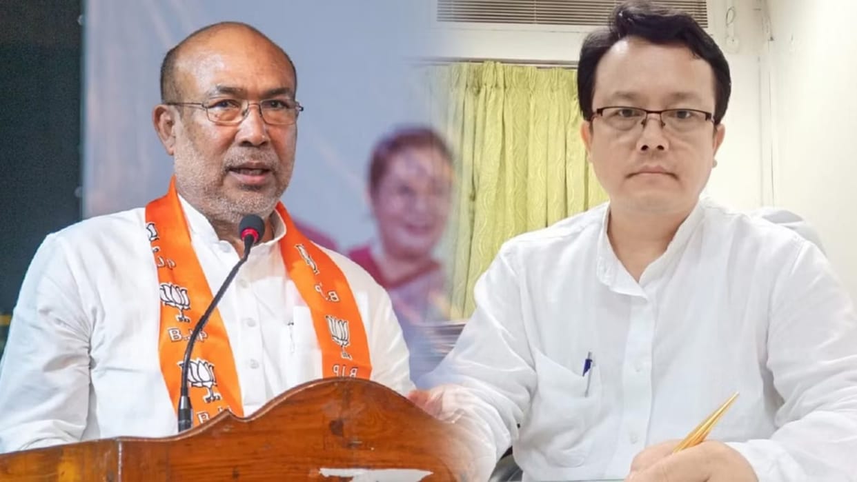 Manipur kuki bjp mla Paolienlal Haokip demand three separate union territories in state accused meite cm