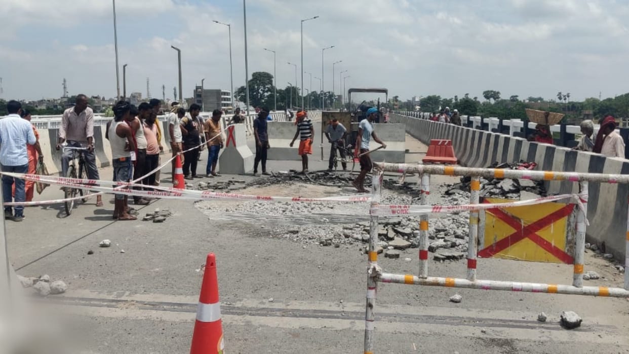 Parallel bridge over Gandak River in Khagaria may start from tomorrow