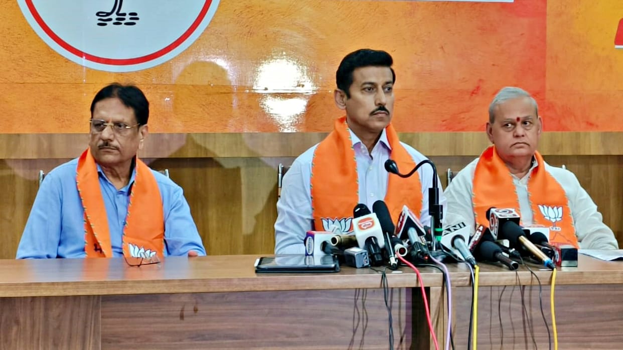 Rajyavardhan Rathod Says Promised more than one lakh contract jobs in Rajasthan got only three thousand