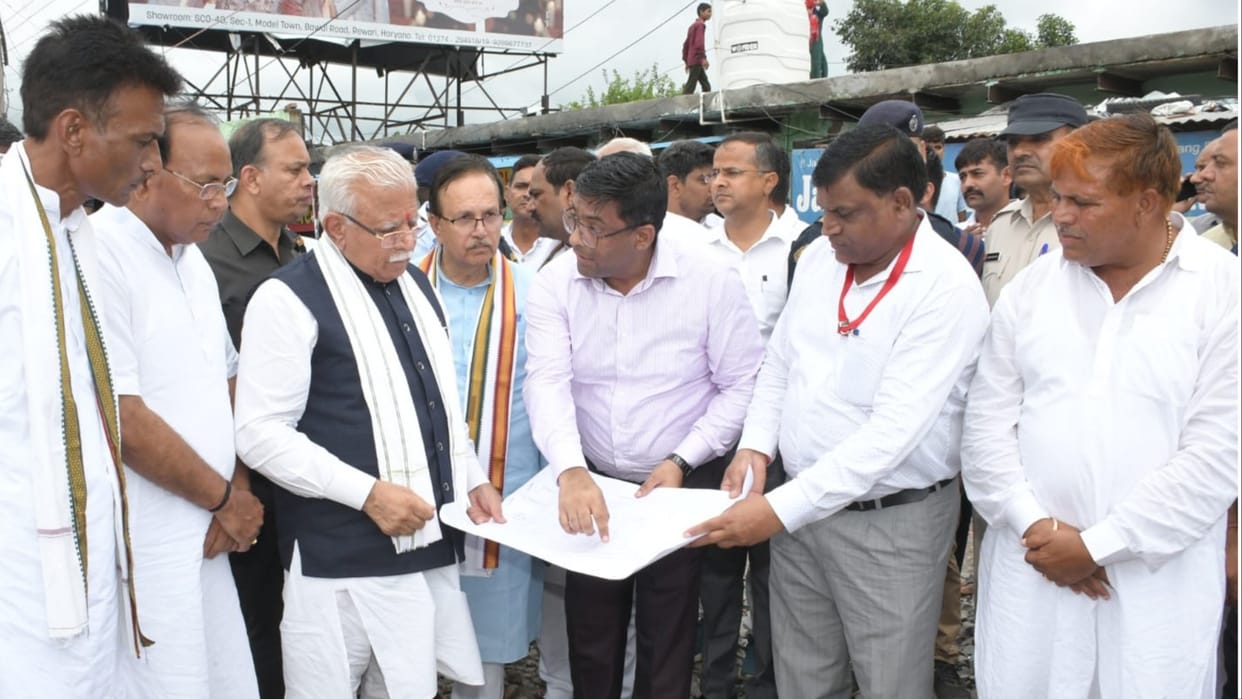 CM Manohar strict on the matter of chemical water being released from Rajasthan to Dharuhera