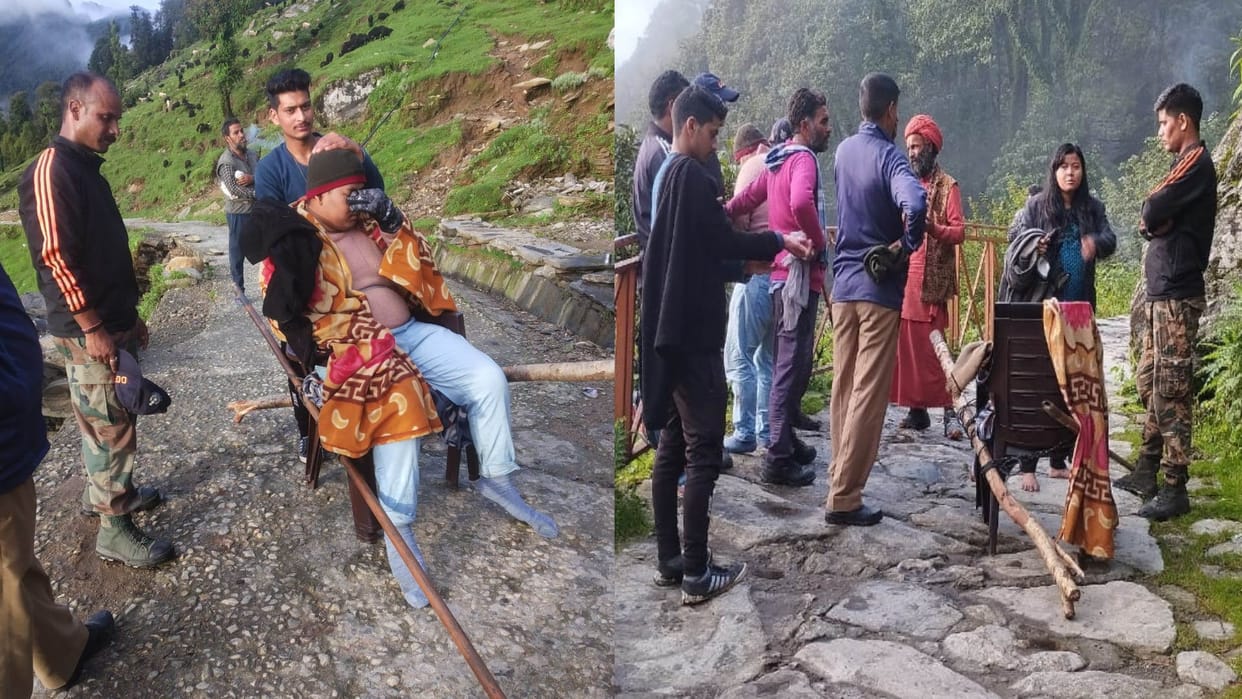 Pilgrim health deteriorated in Tungnath third Kedar Tungnath Rudraprayag Uttarakhand news in hindi