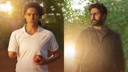 Ghoomer Teaser out Abhishek Bachchan Saiyami kher Shabana Azmi movie on cricket release on 18 august 2023