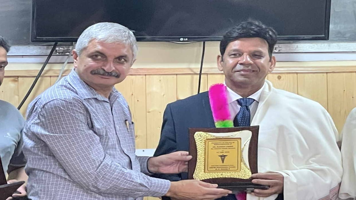 Dr. Ramesh Chand retired from the post of Deputy Director Health, served for 33 years