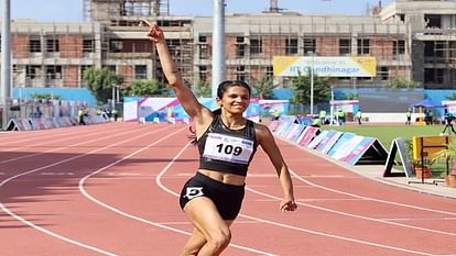 National Games: ज्योति याराजी, तेजस ने राष्ट्रीय खेल रिकॉर्ड के साथ जीते स्वर्ण National Games: Jyoti Yaraji, Tejas won gold with national games record
