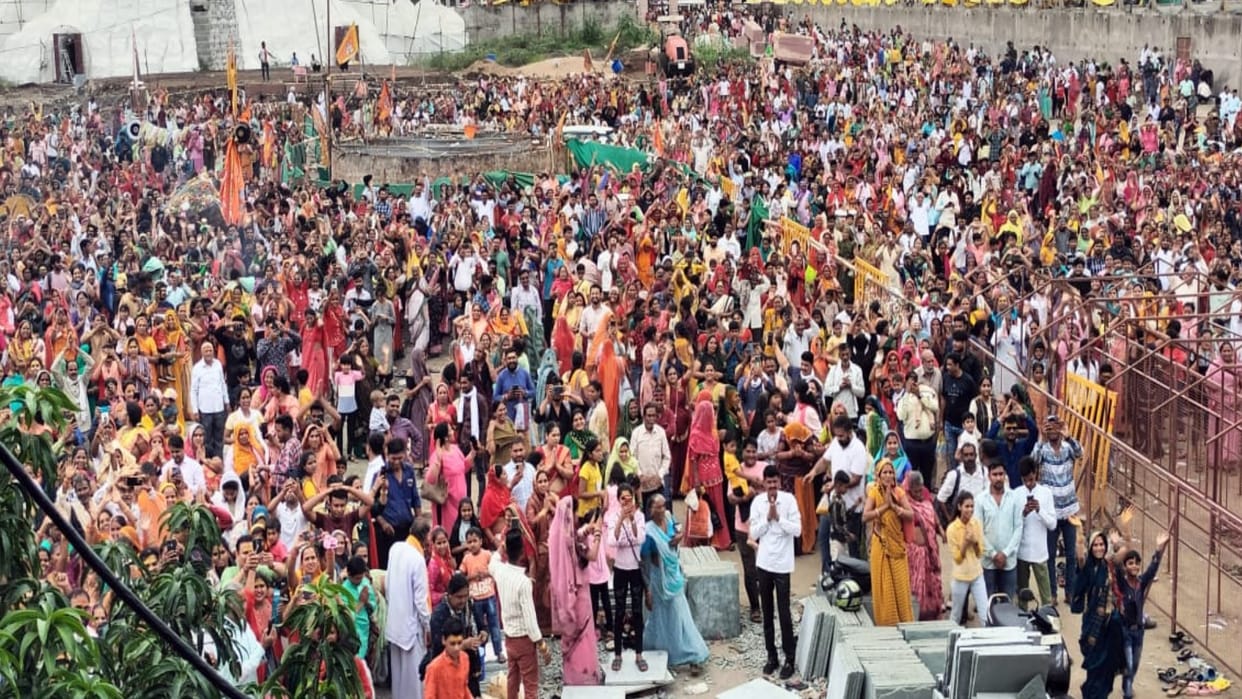Kubereshwar Dham: More than three lakh devotees reached Ravi Pradosh in sehore Kubereshwar Dham