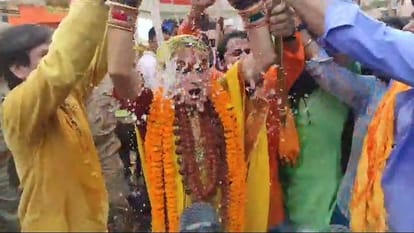 Sawan 2023 Mahamandaleshwar of Kinnar Akhara for Jalabhishek in Gyanvapi masjid